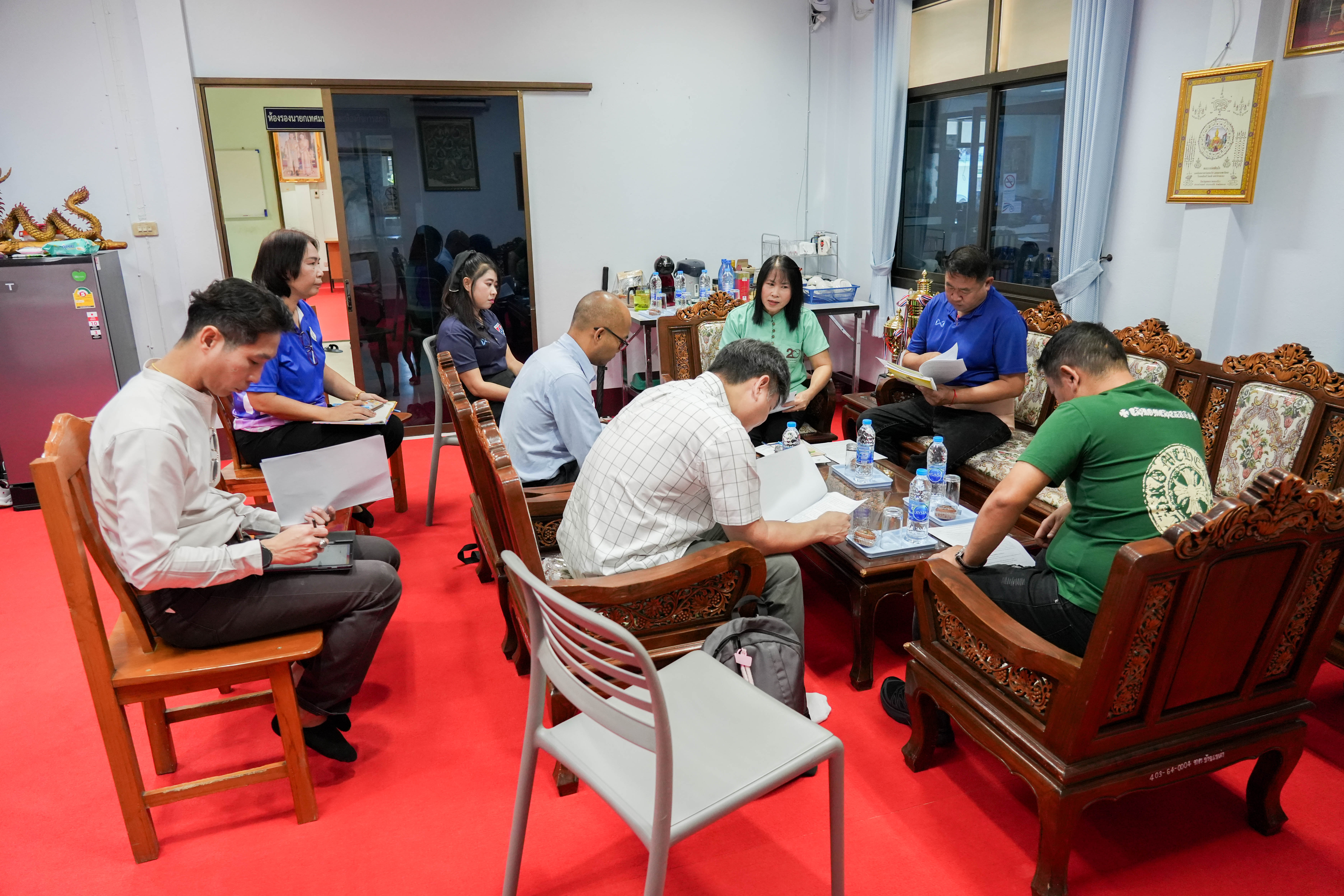 ศูนย์สิ่งแวดล้อมและการจัดการที่ยั่งยืน มหาวิทยาลัยพะเยา เข้าร่วมประชุมหารือและให้คำแนะนำเกี่ยวกับการบริหารจัดการขยะ เทศบาลตำบลบ้านเหล่า