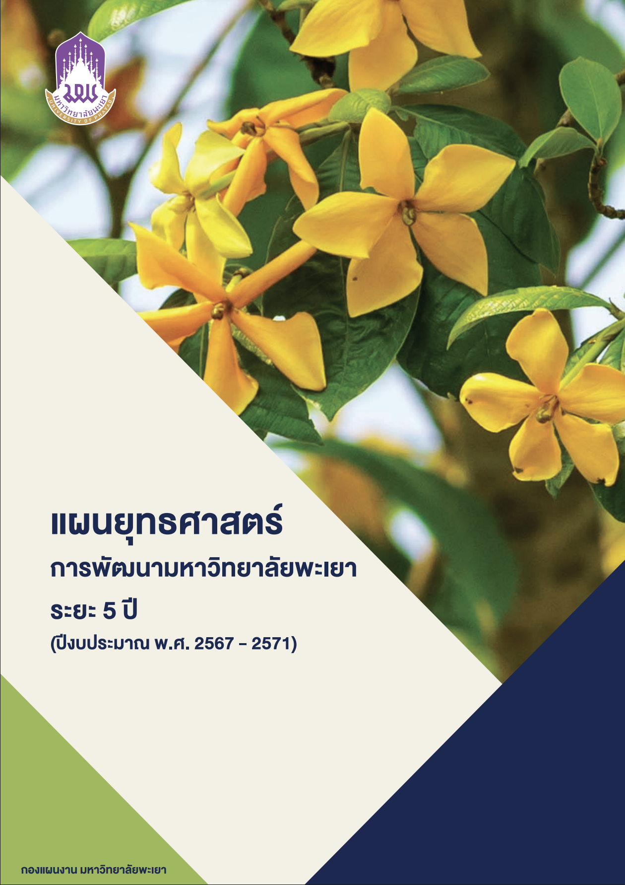 แผนยุทธศาสตร์การพัฒนามหาวิทยาลัยพะเยา ประจำปีงบประมาณ พ.ศ. 2567 - 2571